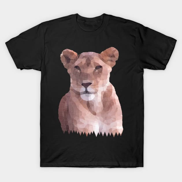 Lioness - BigCat -Africa T-Shirt by T-SHIRTS UND MEHR